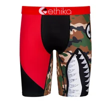 

2021 Hot Colorful Ethika Underpants Breathable Children Short Pants Spandex Animal Cartoon Boxers Kids Underwear