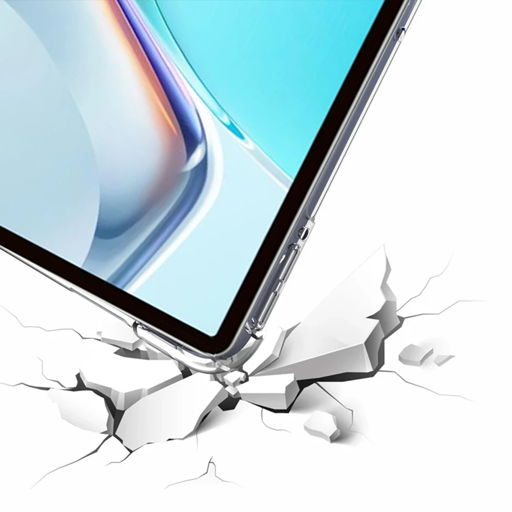 Tablet Case for Huawei MatePad 11 10.95" Silicone soft shell TPU Airbag cover Transparent protection bag for DBY-W09