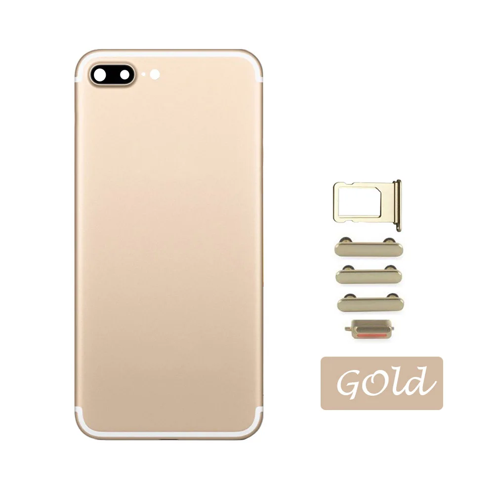 Чехол на заднюю панель для iPhone 6G/6 Plus/6 S/6 S Plus, корпус со средним корпусом, задняя крышка для батареи, чехол+ sim-карта iMEi