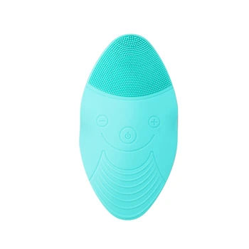 

Electric Facial Cleansing Brush Waterproof Silicone Sonic Vibration Face Brush Pore Cleanser Massager USB Wireless Charging 45