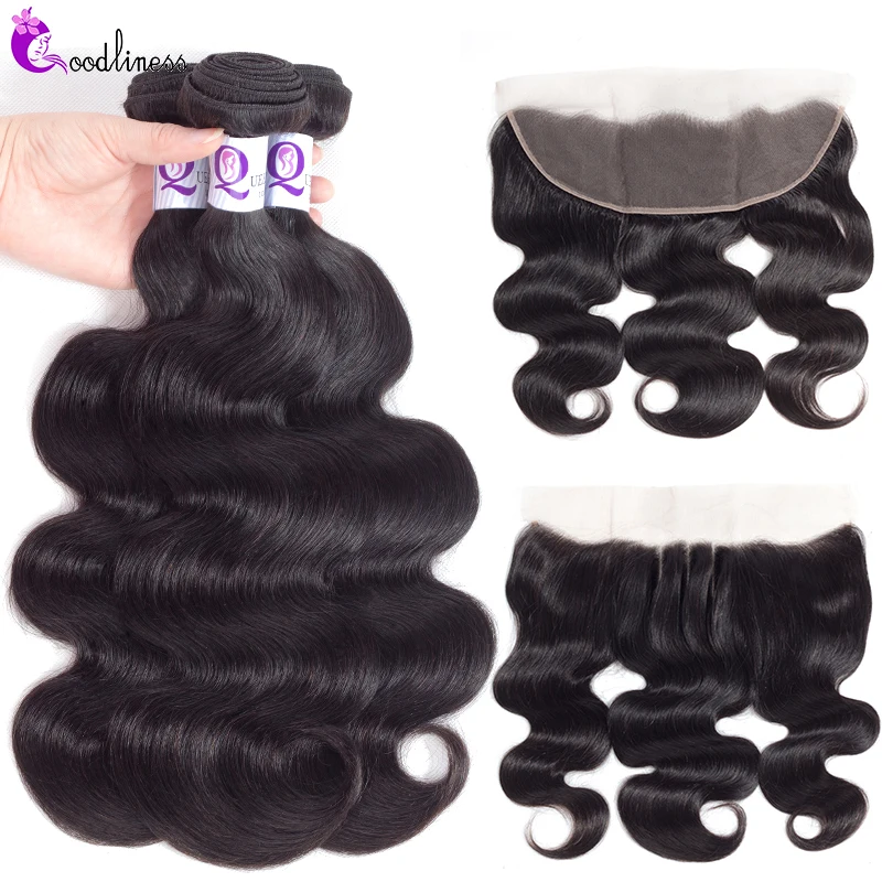 

Transparent Lace Frontal Closure With Bundles Peruvian Body Wave Hair Bundles With Frontal Remy Human Hair Bundles With Frontal