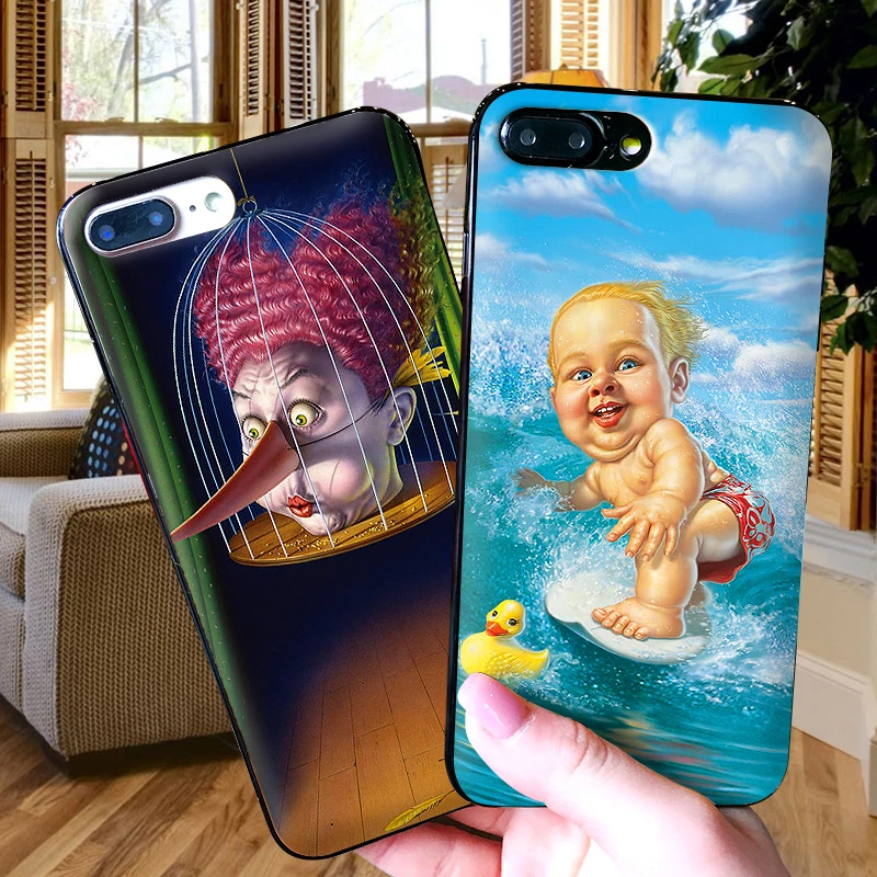 

For Xiaomi Redmi pro 6 Note 5 6 8 K20 Pro 7 Note 4X 5A 16G 32G 7 GO 7A K20 soft TPU Back Cover Surf Christmas girl clown