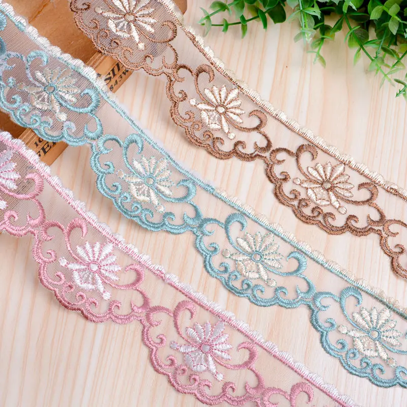 13Meters/lot Lace Ribbon Curtain Lamp Sofa Pillow Edge Tapestry Braid Trim Fringe 5.5CM Wide DIY Accessories For Sewing | Дом и сад