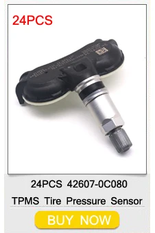 Датчик TPMS для 2008- TOYOTA SENQUOIA Sienna, Tundra 42607-0C080 426070C070 315 МГц TPMS датчик давления в шинах