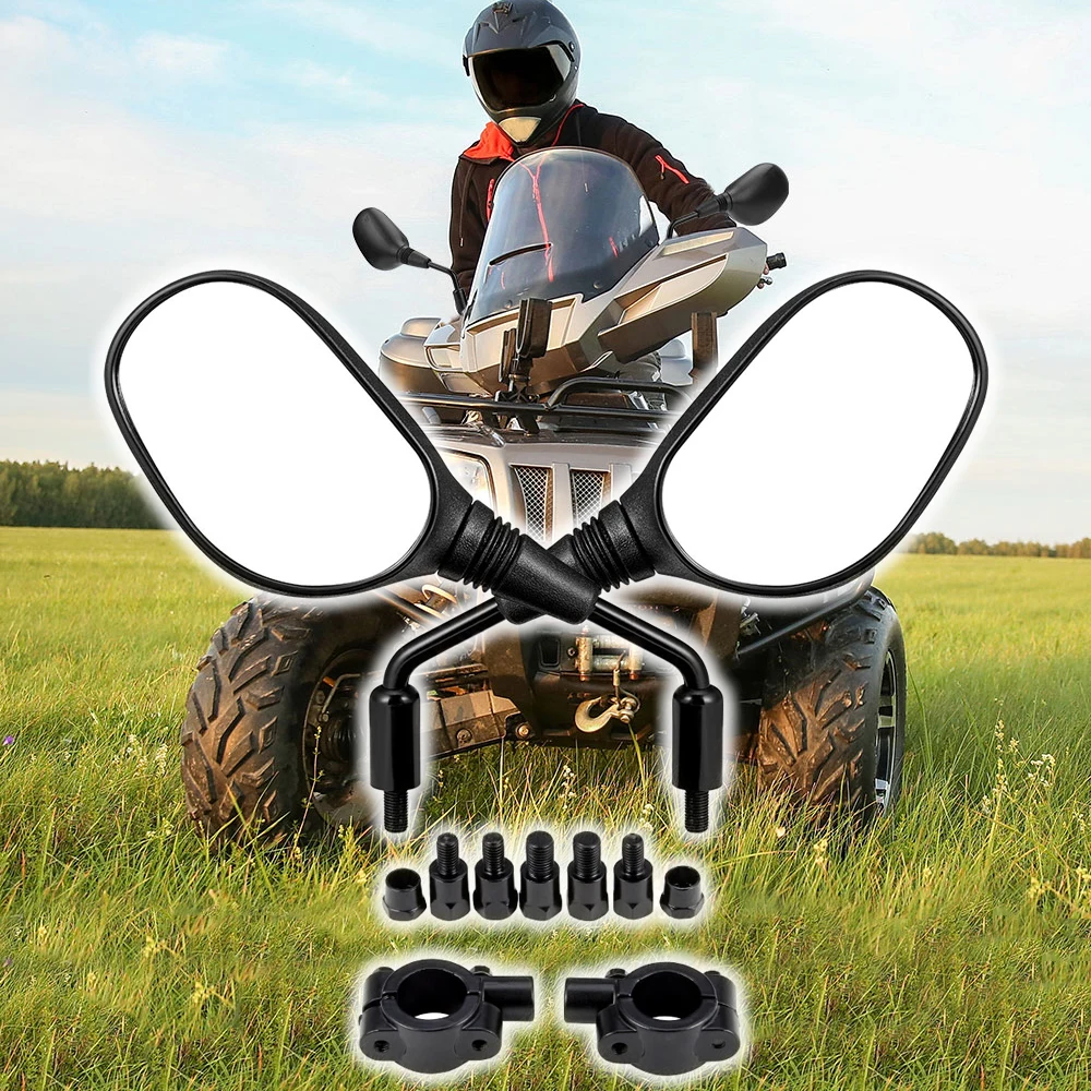 Универсальные зеркала заднего вида ATV с креплением на руль 7/8 дюйма для Polaris Sportsman
