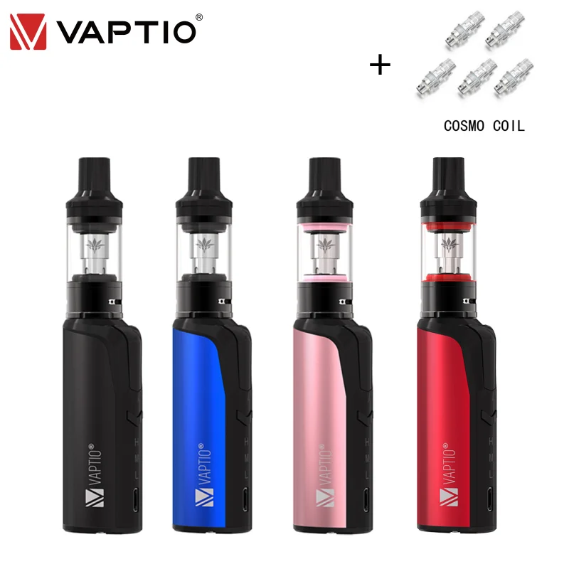 Vaptio Cosmo vape kit 30 Вт 1500 мАч электронная сигарета 2 мл атомайзер 3 рычаг питания mod RGB
