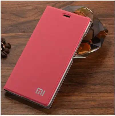 Xiaomi RedMi 4 4 pro 4A 4X3 3S 3X S подставка откидной Чехол из ПУ кожаный чехол Xiaomi RedMi 4pro Pro Prime жесткий чехол - Цвет: pink