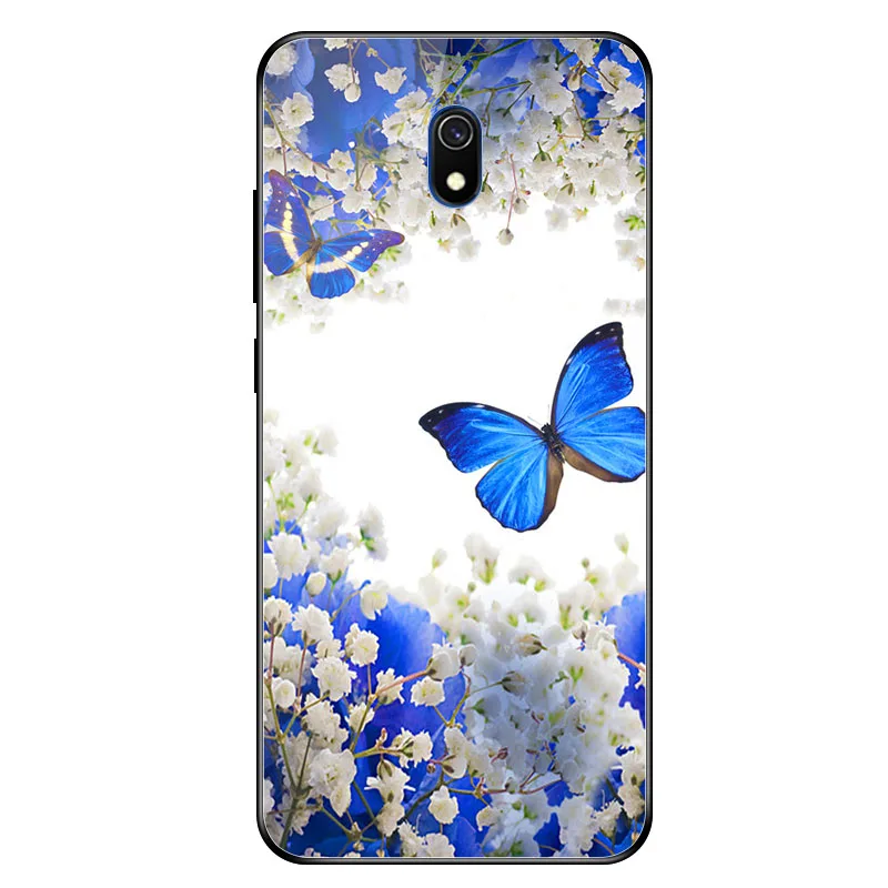 Geruide для Xiaomi Redmi 8A 8 A чехол, закаленное стекло Redmi 8 A чехол cubierta para Для Xiaomi Redmi 7A 7 A чехол - Цвет: A034