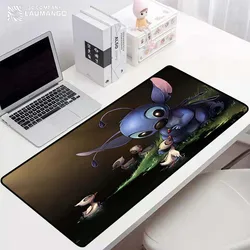 Computador mousepad gamer tapete stitch anime mouse pad xl gaming computador portátil antiderrapante tapetes para computador portátil mausepad kawaii acessórios tapete almofadas