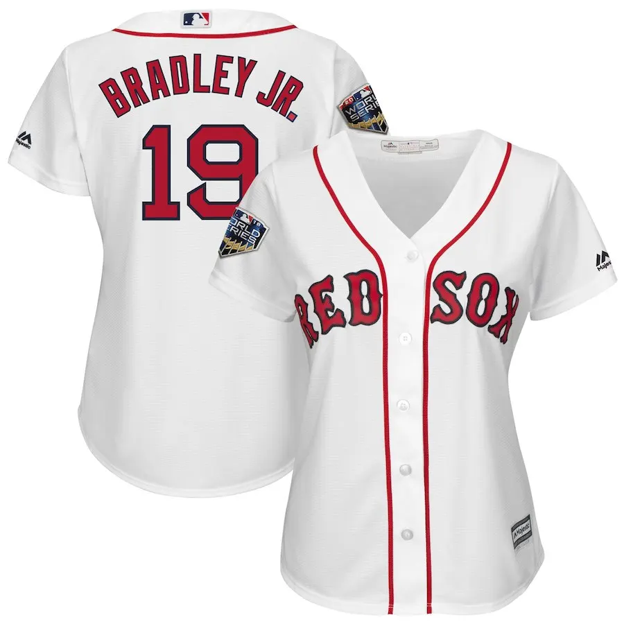 Для женщин и девочек Xander Bogaerts Boston David Ortiz Mookie Betts Andrew Benintendi Chris Sale David Price Jersey Bradley Jr World - Цвет: For women