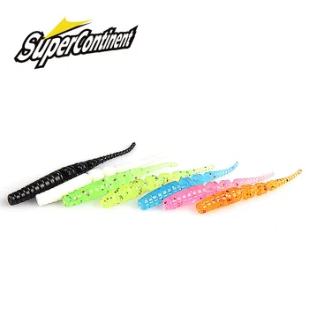 HOT DEAL ❤️ 2018 Supercontinent Fishing Soft Worm Lures Ice Fishing Bait Soft Polaris Sinking Lure Pesca Cheap Fishing Tackle - discount item 40% OFF Sports & Entertainment