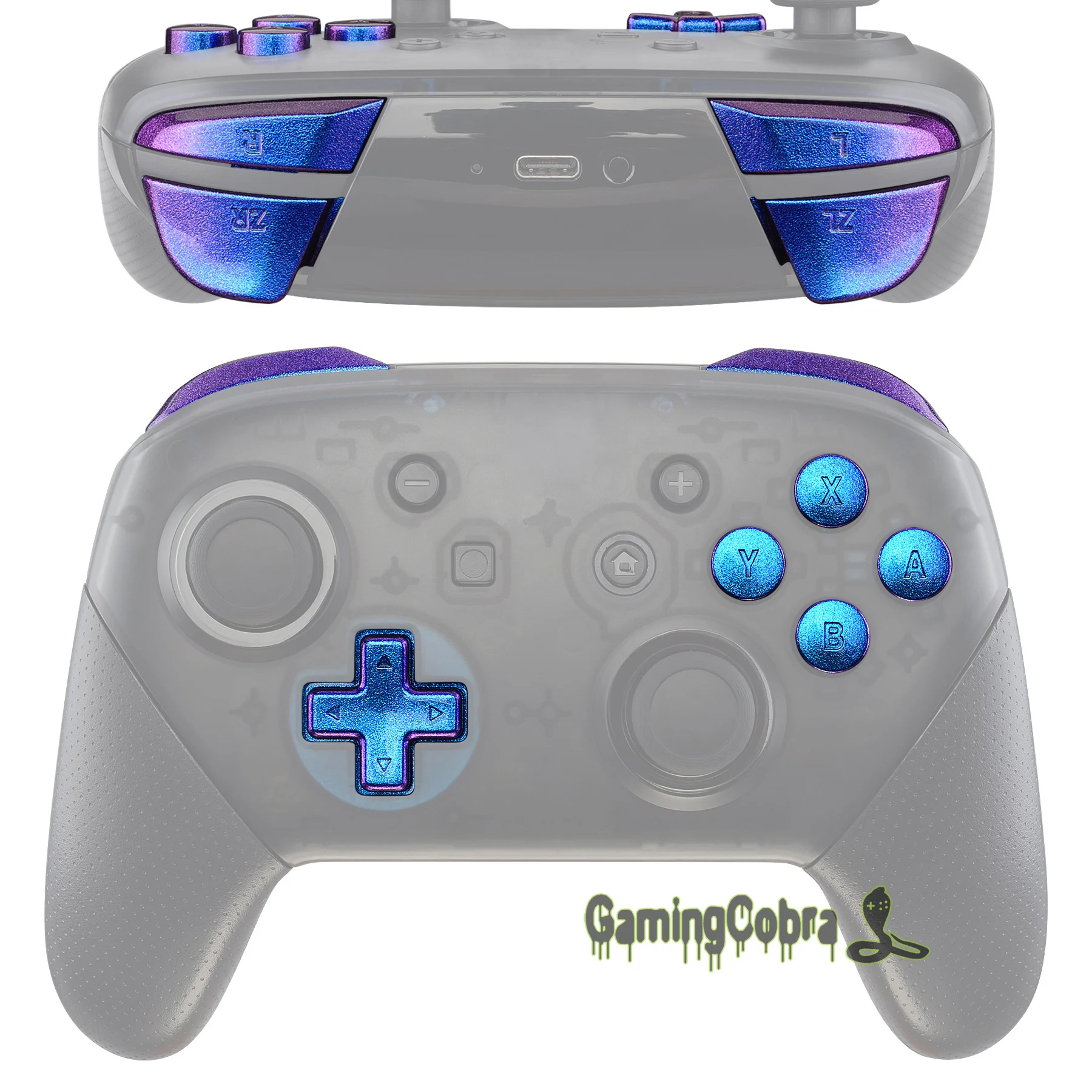 Substituição de Botões com Ferramentas para Nintendo Extrerate Reparo Chave Abxy D-pad zr zl r Switch Pro Controller - Image 2