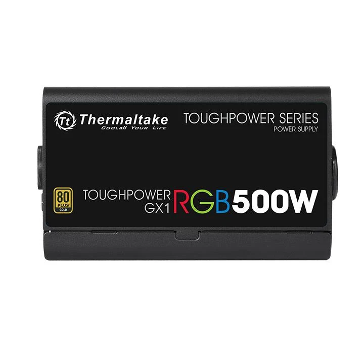 Блок питания Thermaltake ATX 500W Toughpower GX1 RGB 80+ gold(24+4+4pin) APFC 120mm fan color LED 6