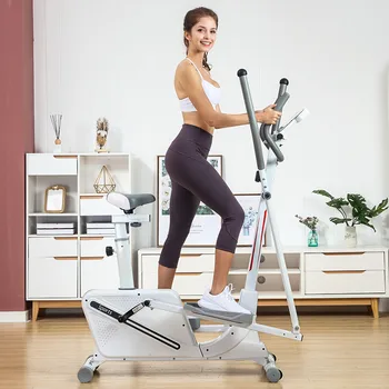 

Fitness Magnetic Elliptical Trainer Machine With Tablet Holder Digital Display