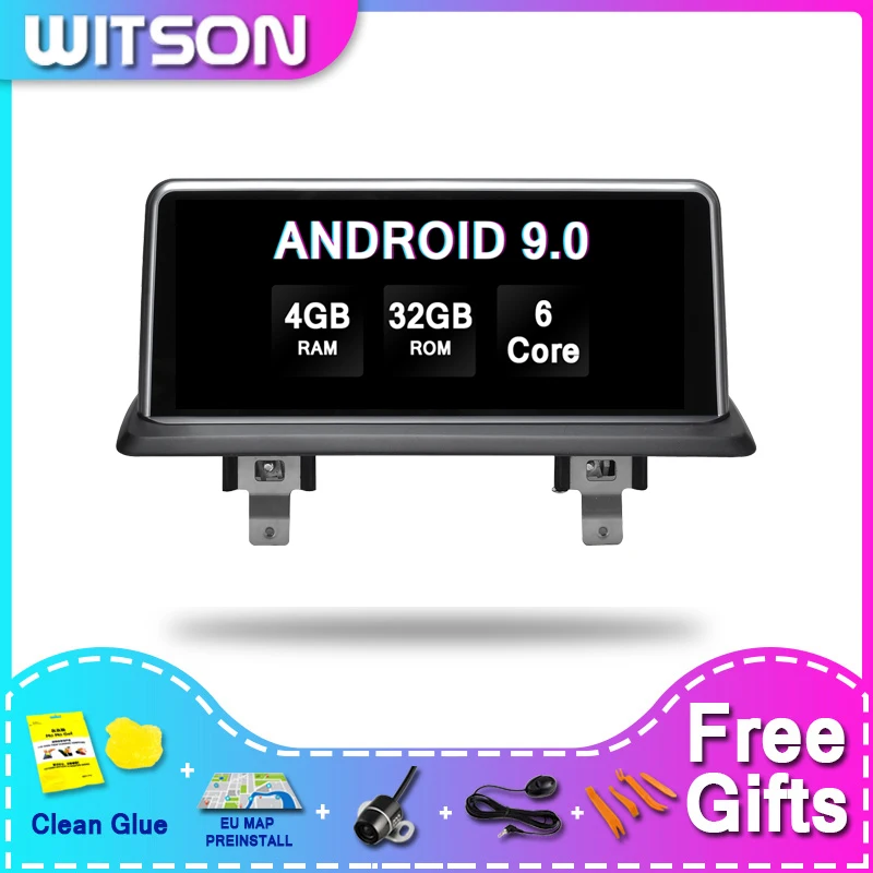 WITSON BMW большой экран Android 9 0 автомобильный DVD Gps для 1 серии E87 (2005-2012) 4 Гб ОЗУ 32 ПЗУ