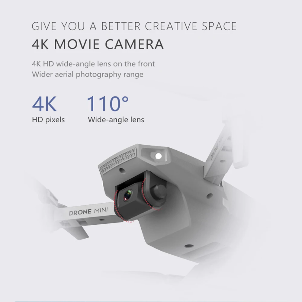 US $21.03 XKJ 2021 New Drone With Wide Angle HD 4K 1080P Camera Height Hold Wifi RC Foldable Quadcopter Gift Toy For Dropshipper