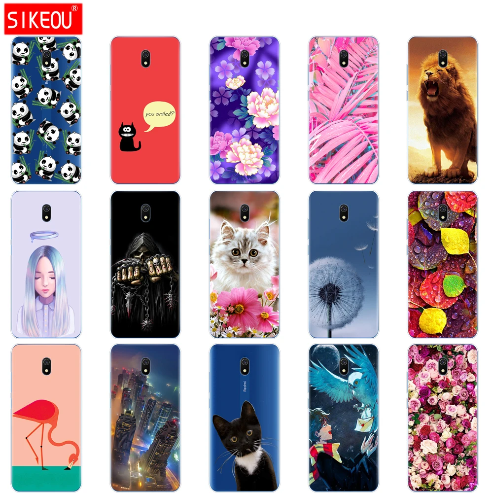 Силиконовый чехол для xiaomi redmi 8a, чехол s, полная защита, мягкая задняя крышка из ТПУ на redmi 8a, бампер, hongmi 8a, чехол для телефона
