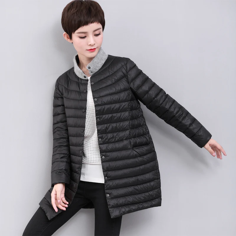 winter and autumn women down coat jackets