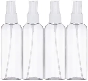 

4 Pcs 100ML/4oz Empty Spray Bottles PET Refillable Container for Essential Oils,Cleaning- Durable Trigger Sprayer as seen on tv