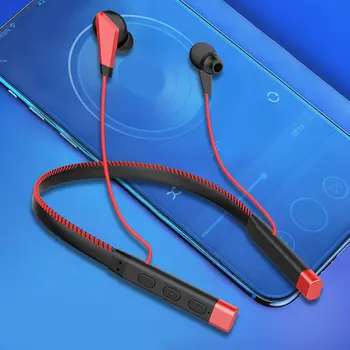 

Wireless Headphones Wireless Neckband Headset Hifi Bass Sports Sweatproof Noise Cancelling Stereo Magnetic Earphones