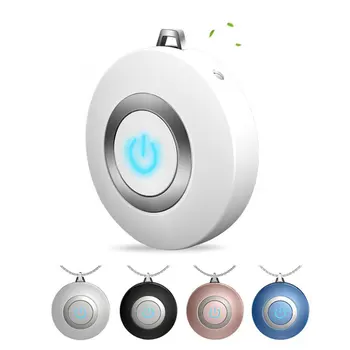 

JL039 Air Purifier Necklace Mini Portable USB Air Cleaner Negative Ion Generator Low Noise Air Freshener