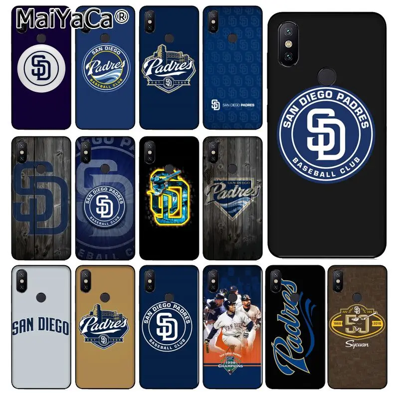 MaiYaCa San Diego Padres High Quality Phone Case for xiaomi mi 6 8 se note2 3 mix2 redmi 5 5plus note 4 case | Мобильные телефоны и