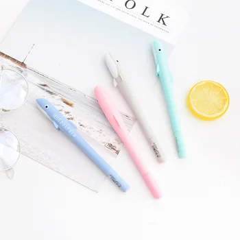 

1 pcs silica gel Gel Pens dolphin Gel Pens Writing Signing Pen School Office Supply Student Stationery Kids Rewarding 0.5