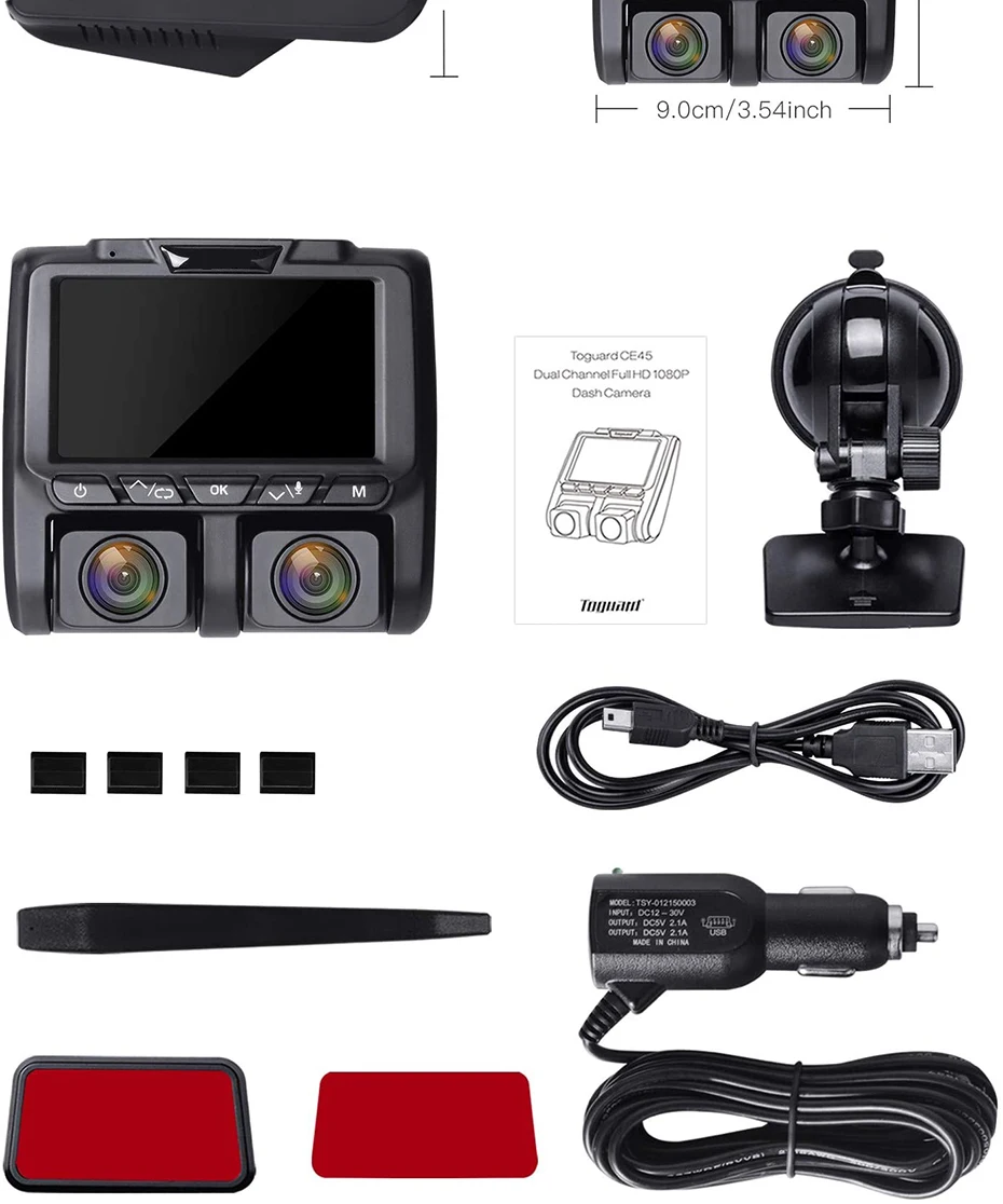 Car DVR Dual Lens Dash Cam 4k UHD WIFI Sony IMX323 1080P+1080P Car Camera Car Recorder Registrator Parking Monitor Night Vision