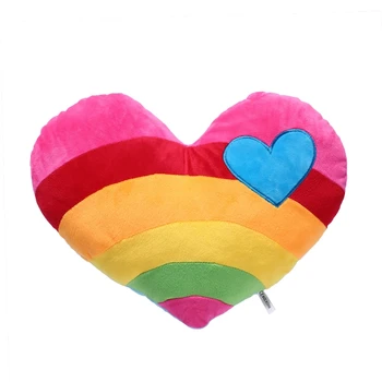 

New Lovers plush Cushions Waist Throw Pillow gift Vintage Rainbow heart clouds E65D