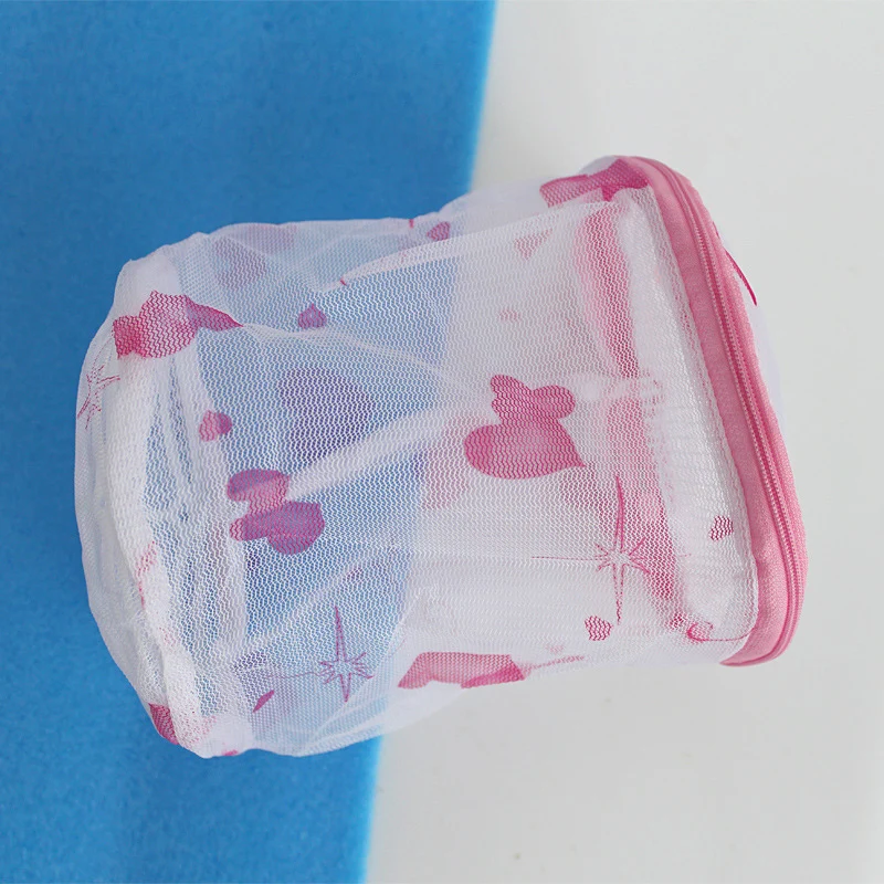 Home Use Lingerie Washing Mesh Clothing Underwear Organizer Washing Bag Useful Mesh Net Bra Wash Bag Zipper Laundry Bag 4