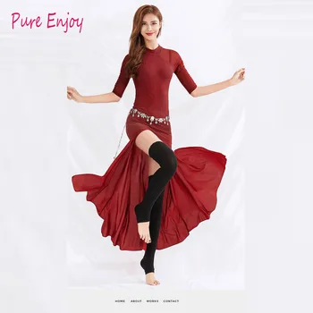

Women Belly Dance Dress 2019 New Sexy Female Dancing Practice Costumes Ladies Belly Dancing Dresses