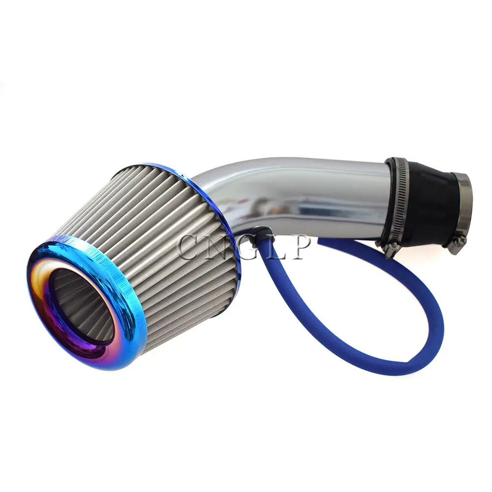 Car Filter Cold Air Intake System Turbo Induction Pipe Tube Kit With Air Filter Cone