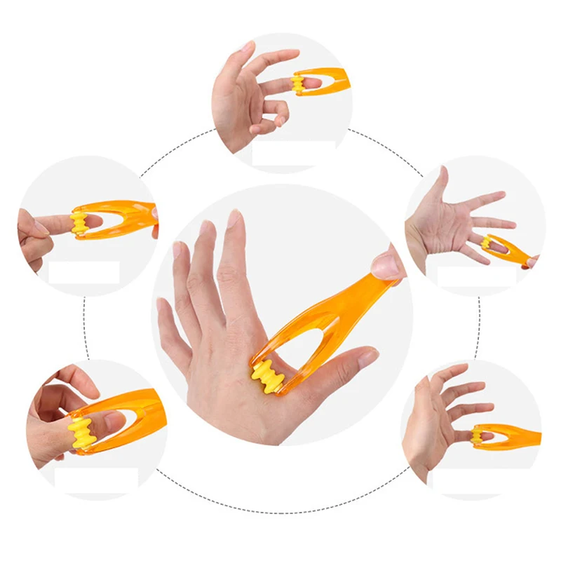 

1Pcs Dual Rollers Finger Massager Mini Finger Joints Massager Finger Blood Circulation Muscle Relaxation Relax Finger Hand Care
