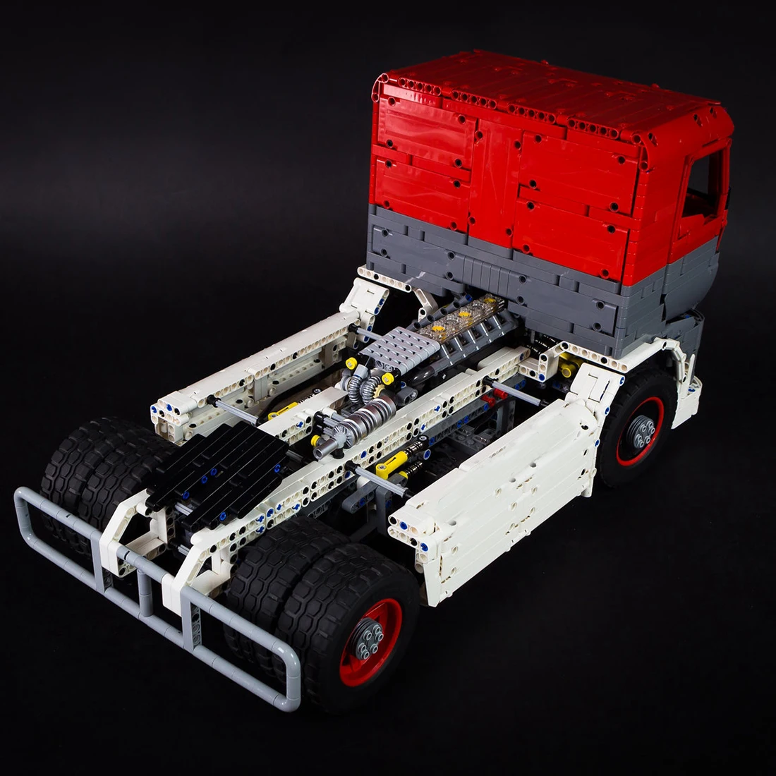 2510 шт MOC статическая модель гоночного грузовика, небольшие строительные блоки, развивающий набор игрушек