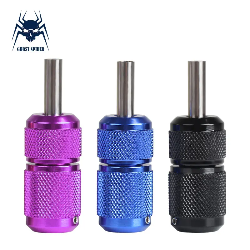 

GHOST SPITER Professional Aluminum Alloy CNC Crafted Tattoo Grip For Tattoo Machine Pen Free Shipping