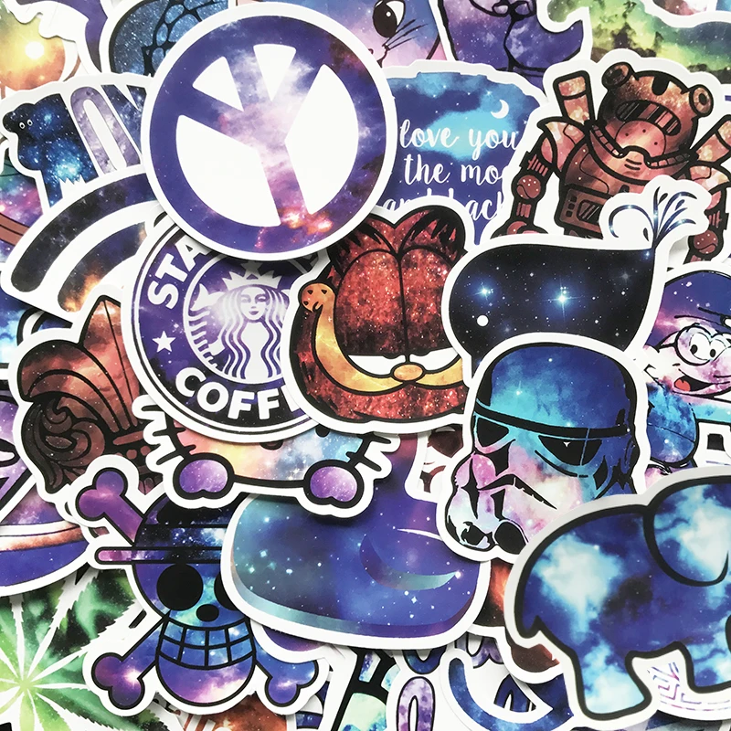 Galaxy sticker 50pcs.
