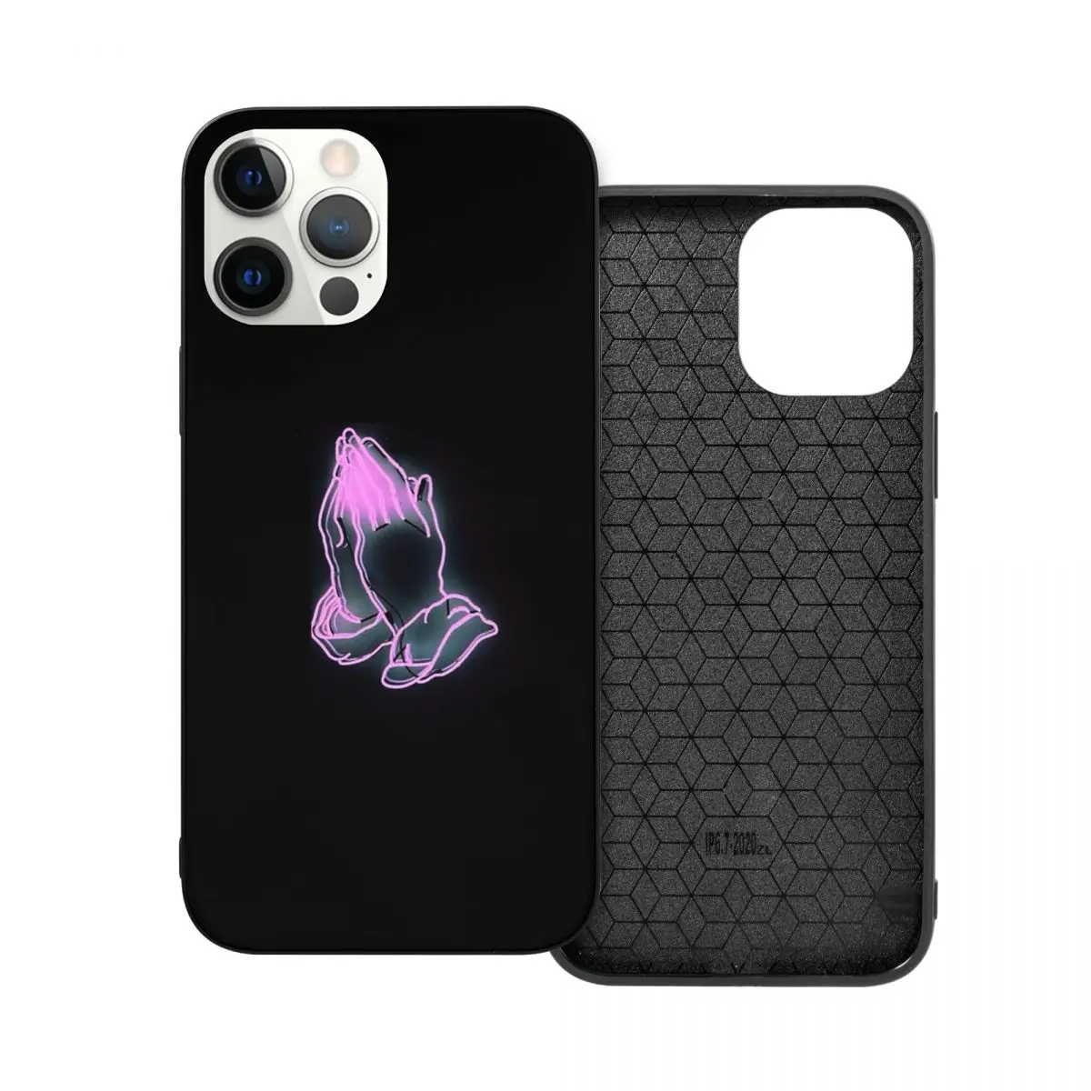6 God Neon PC Glass TPU Phone Case for iPhone 13 12 11 Xs Xr X Pro Max Mini 7 8 Se2 Plus 6S | Мобильные телефоны и