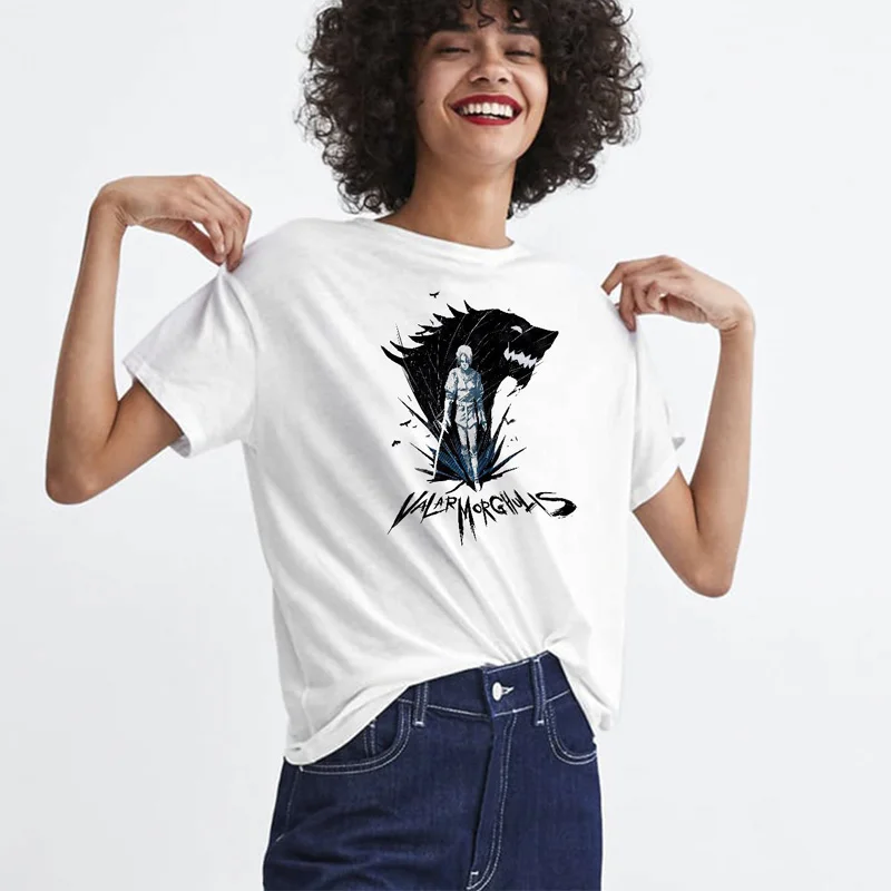 

Game of Thrones Daenerys Targaryen T-shirt Women Khaleesi T Shirt Mother of Dragons Got Fans Camiseta Dracarys Mujer Tees