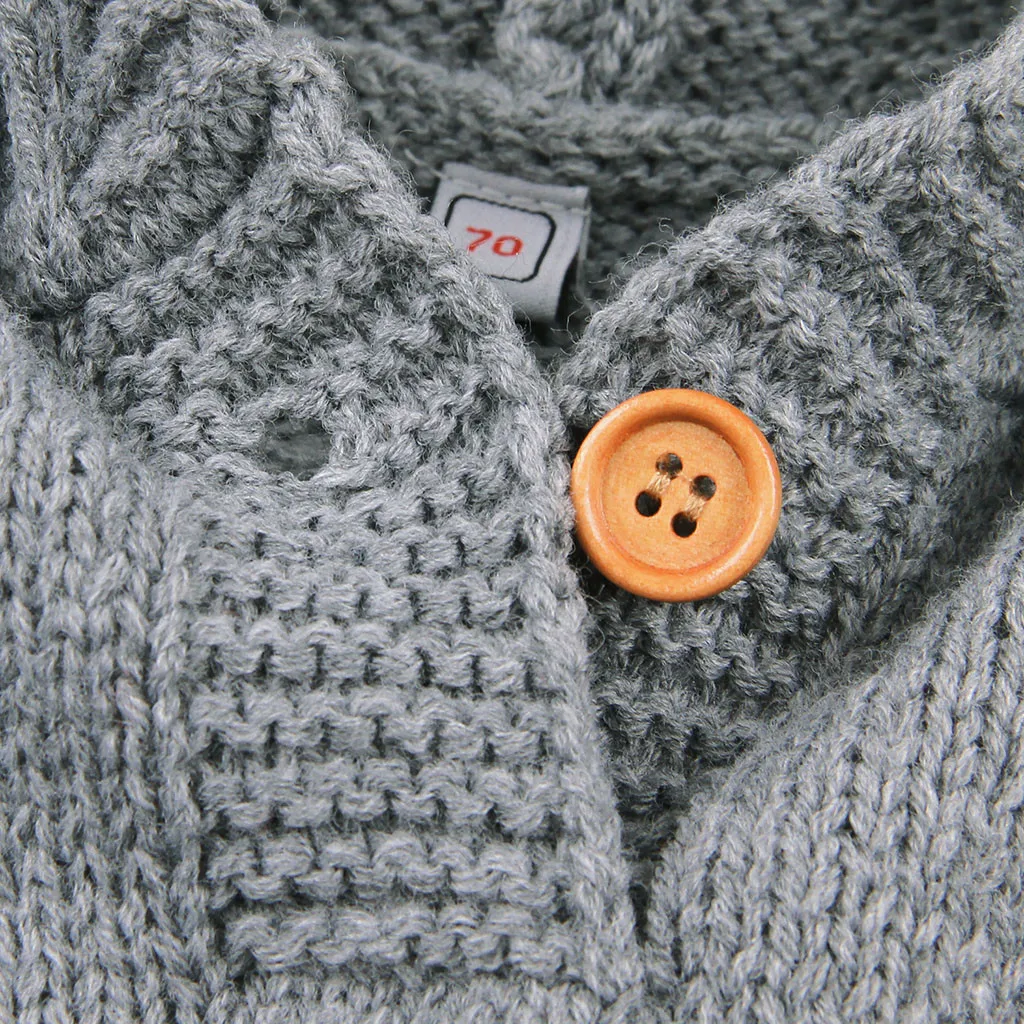 Зимняя одежда для маленьких девочек, теплые вязаные топы для девочек, детские свитера, теплый вязаный свитер с капюшоном и рисунком,# es1