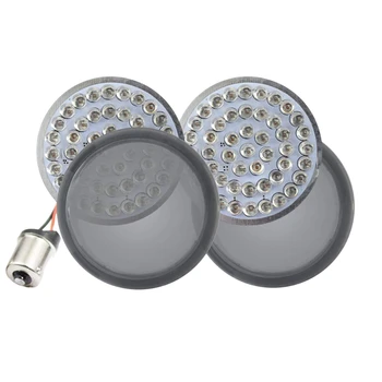 

Red Rear Led Turn Signals For Ha rley-Davidson (Rear (1156) Turn Signals, Add Smoked Lenses