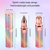 2 IN 1 Rechargeable Electric Eyebrow Trimmer Epilator Female Body Facial Lipstick Shape Hair Removal