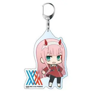 Аниме DARLING in the FRANXX 02 HIRO ZERO две брелки для косплея акриловая фигурка брелок