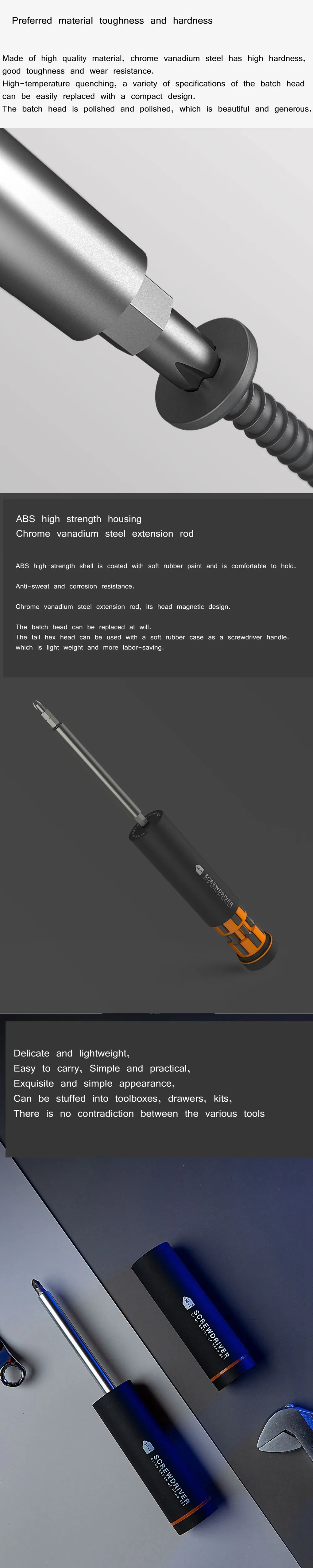 Newest Xiaomi Mijia Youpin JIUXUN 18-in-1 screwdriver set black suit 18 fine batches wheel storage design a top screwdriver (3)