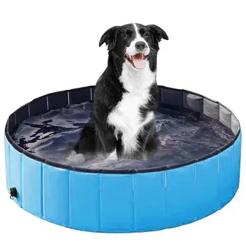 

PVC Swiming Pool Foldable Pet Pool Bathing Pet Pool Garden Lawn Games Pad Family Mat Pat Play Summer