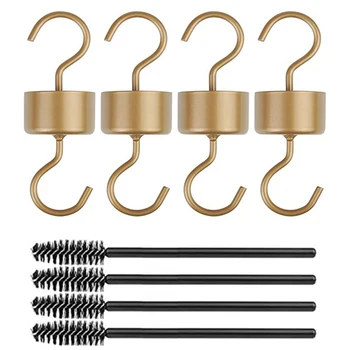 

4 Set Ant Moat with Guard 4 Hooks and 4 Brushes for Hummingbird Feeders prevent insects or ants to crawl into feeders