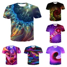 2021funny summer T-shirt, 3D diamond stripe abstract pattern shirt, round neck, polyester, short sleeve, xxs-6xl