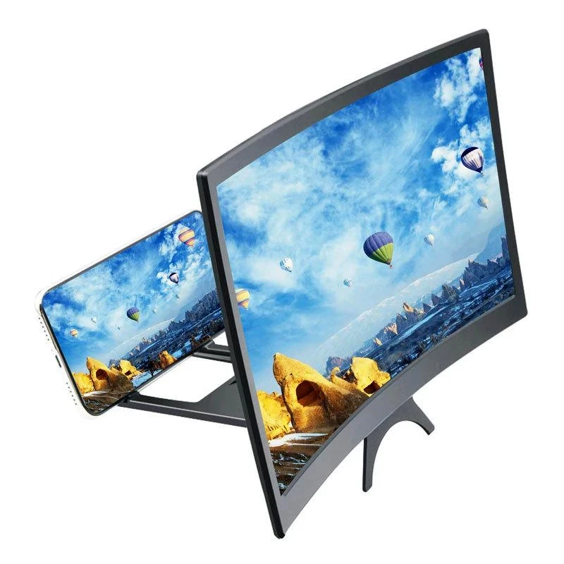 12/14inch HD Phone Screen Magnifier Curved Screen Magnifier Video Magnification Mobile Amplifier увеличитель для телефон phone screen amplifier