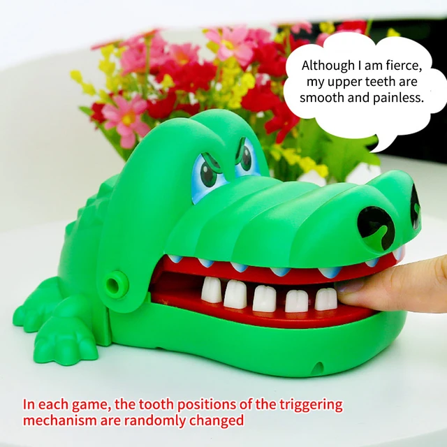 Drôle Crocodile Dents Mordant Doigt Jeu Jouet Pour Enfants 4 6 ans Enfants  Stress SoulatriceJouets Éducatif Interactif Jeux familiaux