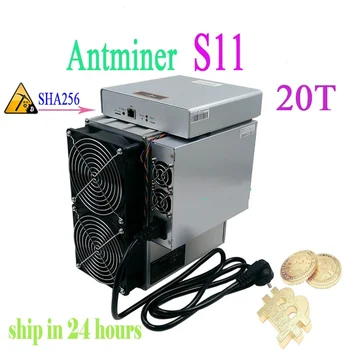 

Used BTC BCH miner Antminer S11 20T SHA256 Asic Miner Bitcoin Mining server