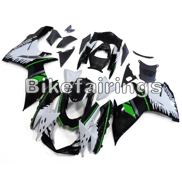Полный комплект обтекателя Для Suzuki G-SXR600 GSXR750 K11 2011 2012 2013 впрыска мотоциклетный кузов-черный, белый цвет зеленый